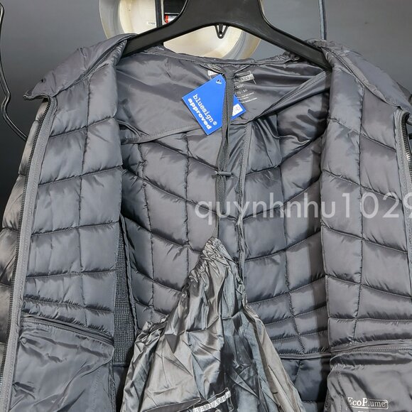 Women Bernardo Ladies Packable Quilted Jacket in charcoal color . - Picture 8 of 10